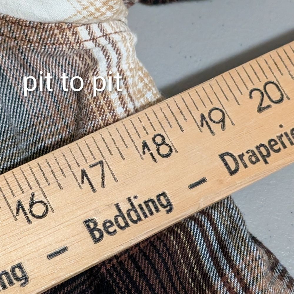 Natural Reflections Flannel Snap-Down Hooded Long… - image 4